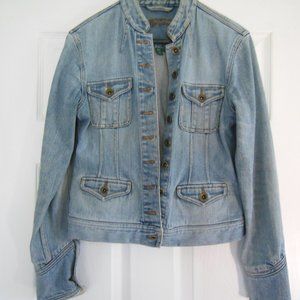 LAUREN RALPH LAUREN JEAN JACKET, SIZE P/S.